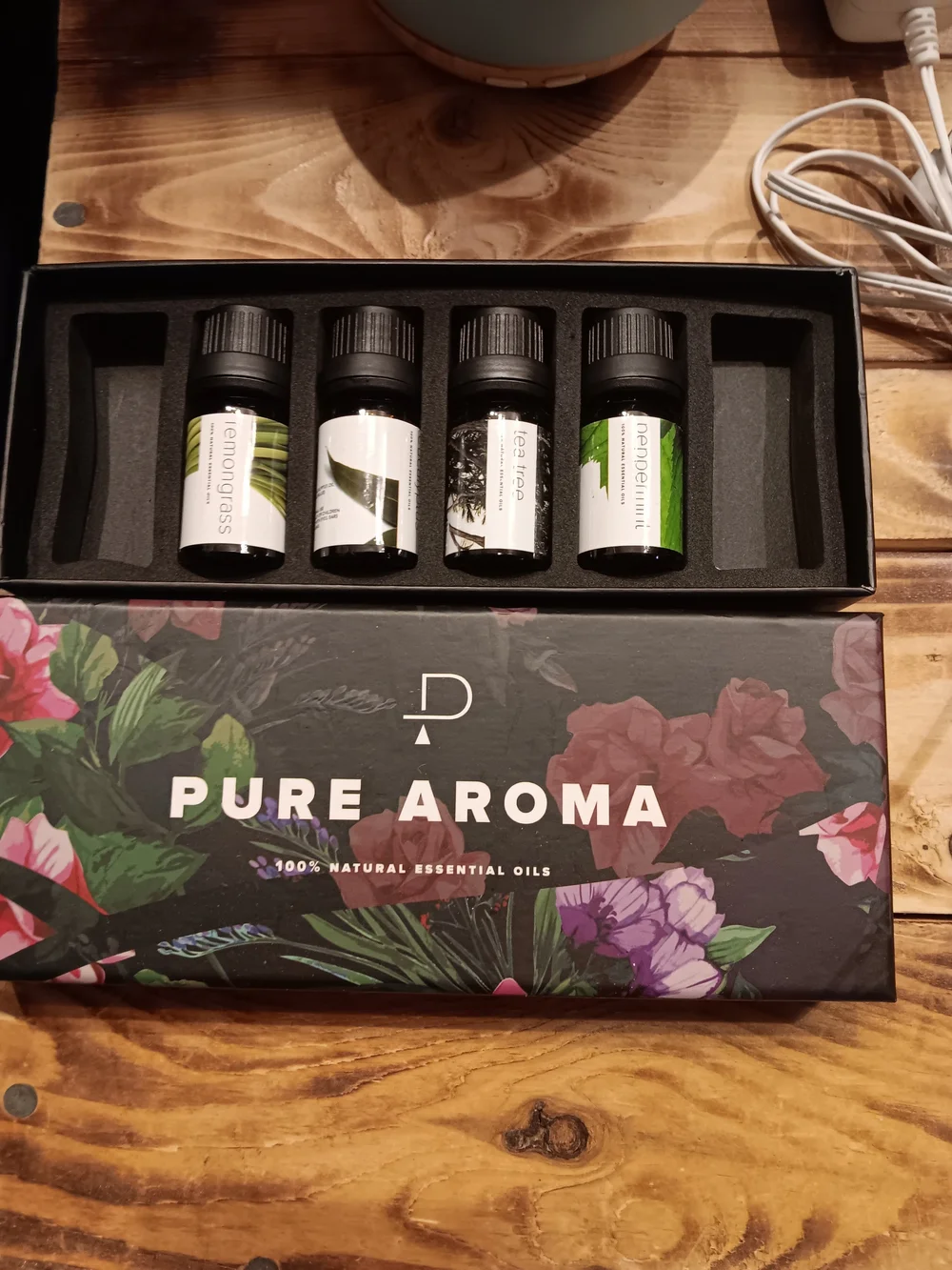 Oil Diffuser With Essential Oil Set